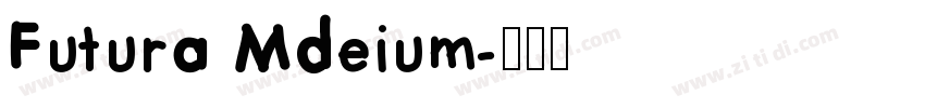 Futura Mdeium字体转换